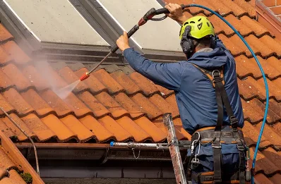 Démoussage et hydrofuge de toiture à Louzes